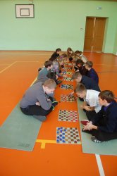 Соревнования по русским шашкам среди 5-х классов